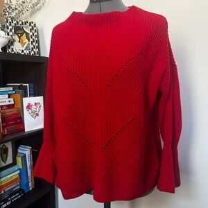GOOD- LOFT 3/4 Bell Sleeve Sweater